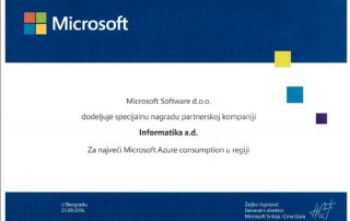 Microsoft nagrada za Informatiku