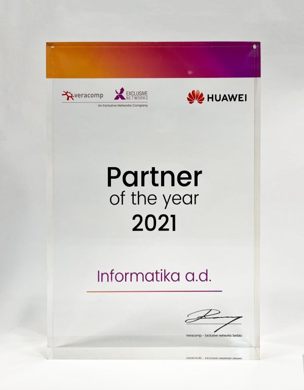 Информатика Huawei партнер године 2021